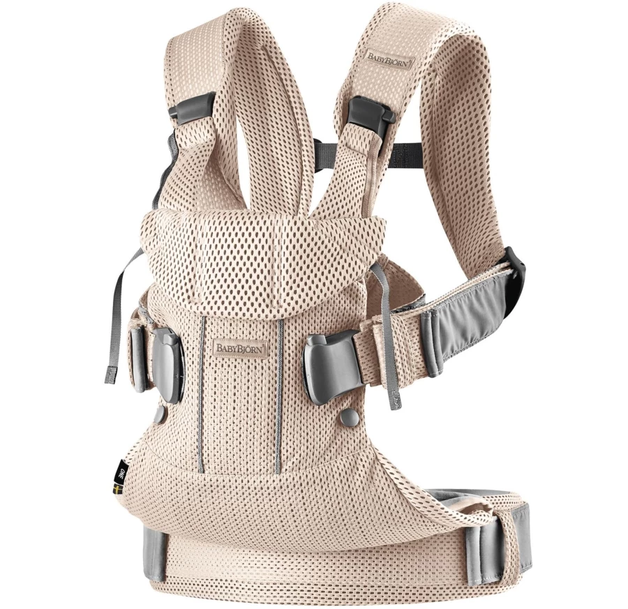 BabyBjörn Baby Carrier One Air - Breathable 3D Mesh Infant Carrier for Ergonomic Baby Wearing, Lightweight & Adjustable