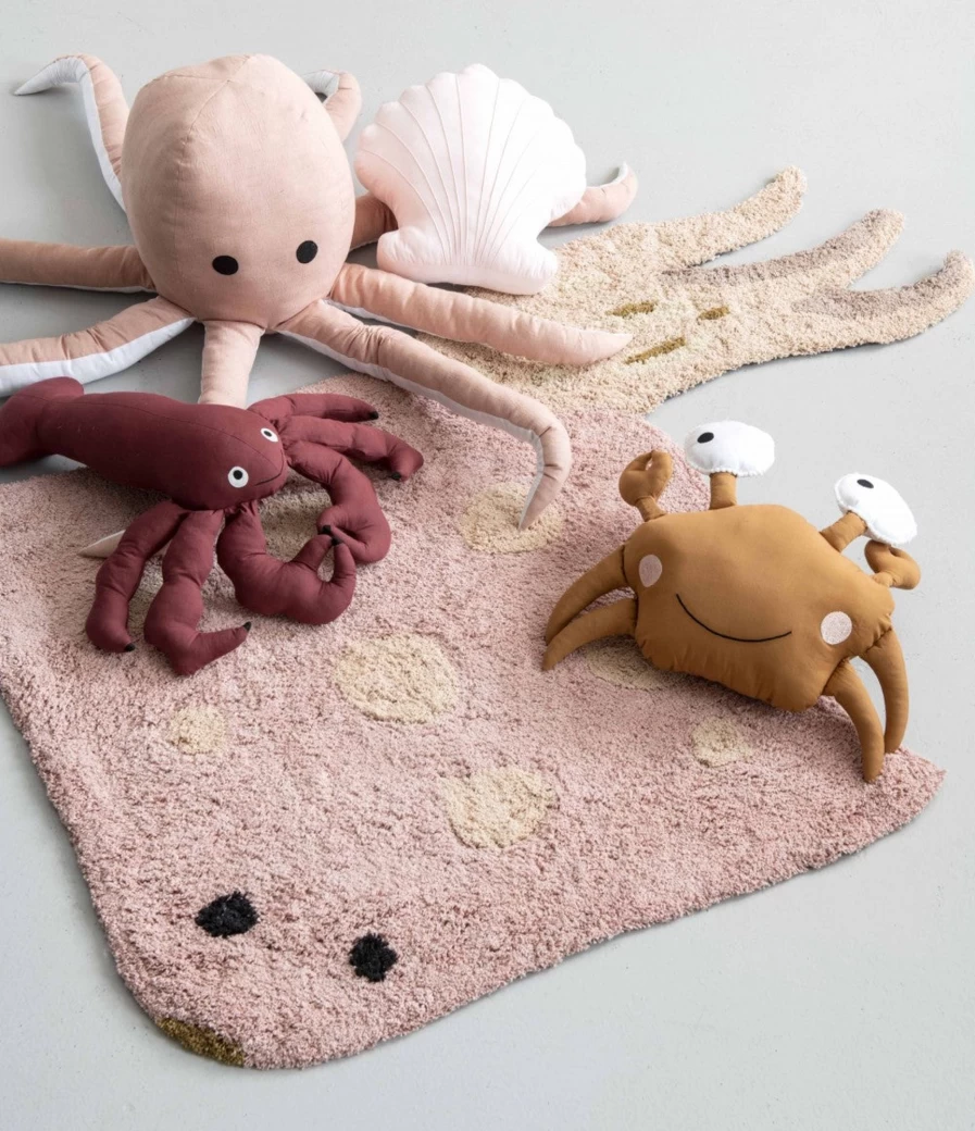 Kids Depot Jella Jellyfish Plush Carpet for Children’s Room Decor