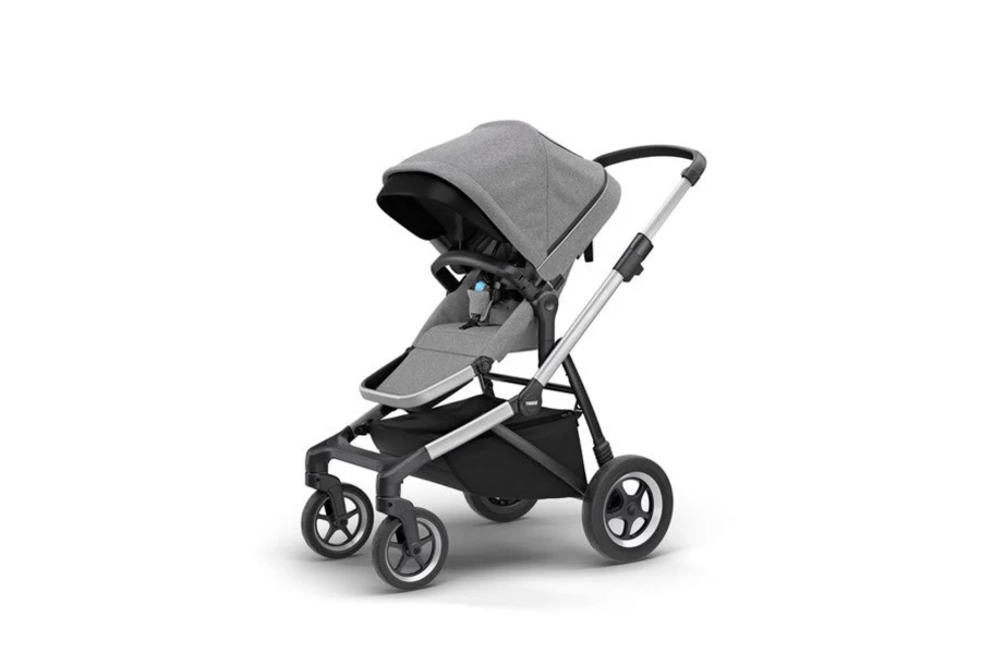 Thule Sleek City Stroller - Lightweight Compact Urban Baby Stroller with Easy Fold
