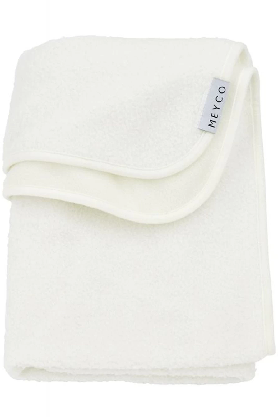 Meyco Boucle Travel Blanket - Soft Lightweight Blanket for Airplane Car and Home Use