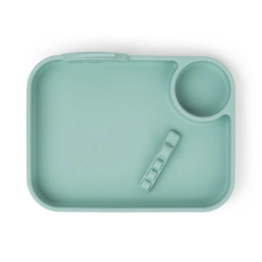 Done by Deer Peekaboo Compartment Plate - Fun Deer Friends Design for Kids Mealtime