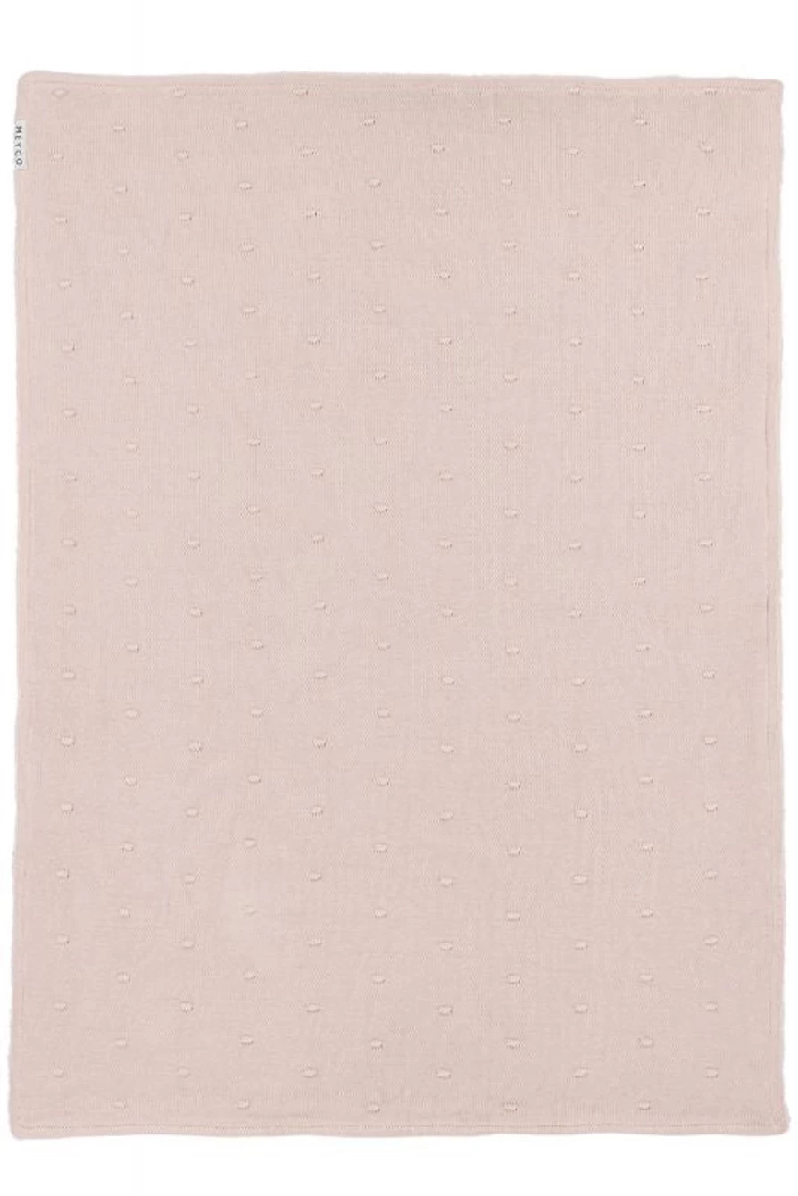 Meyco Mini Knot Teddy Fleece Blanket 75x100 cm Soft Plush Cozy Throw for Kids and Adults