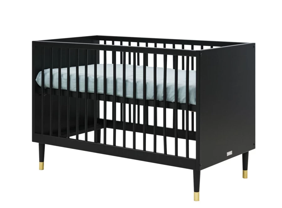 Bopita Cloe Cot Mattress - 120cm x 60cm - Premium Matt Black Baby Cot Bed