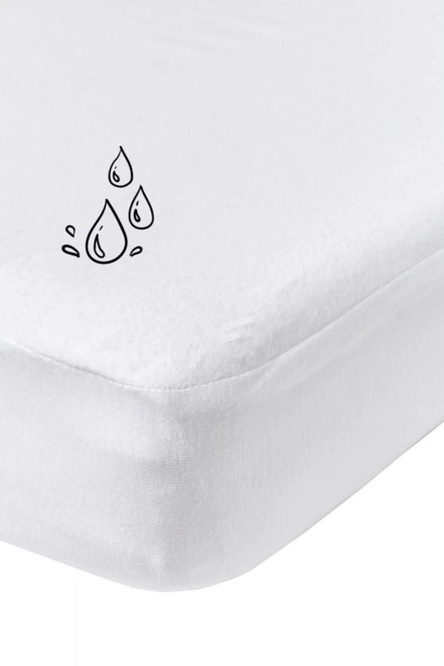 Meyco Molton Waterproof Fitted Sheet 140x70cm - Durable & Comfortable Bed Protector