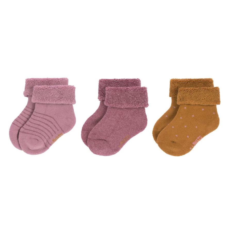 Lässig Baby Socks for Newborns - Soft 3-Pair Pack for Infants & Toddlers