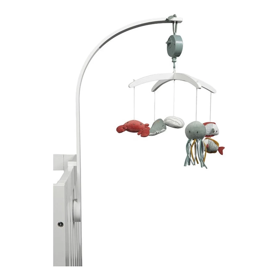 Little Dutch White Musical Mobile for Babies - Lullaby Nursery Decor