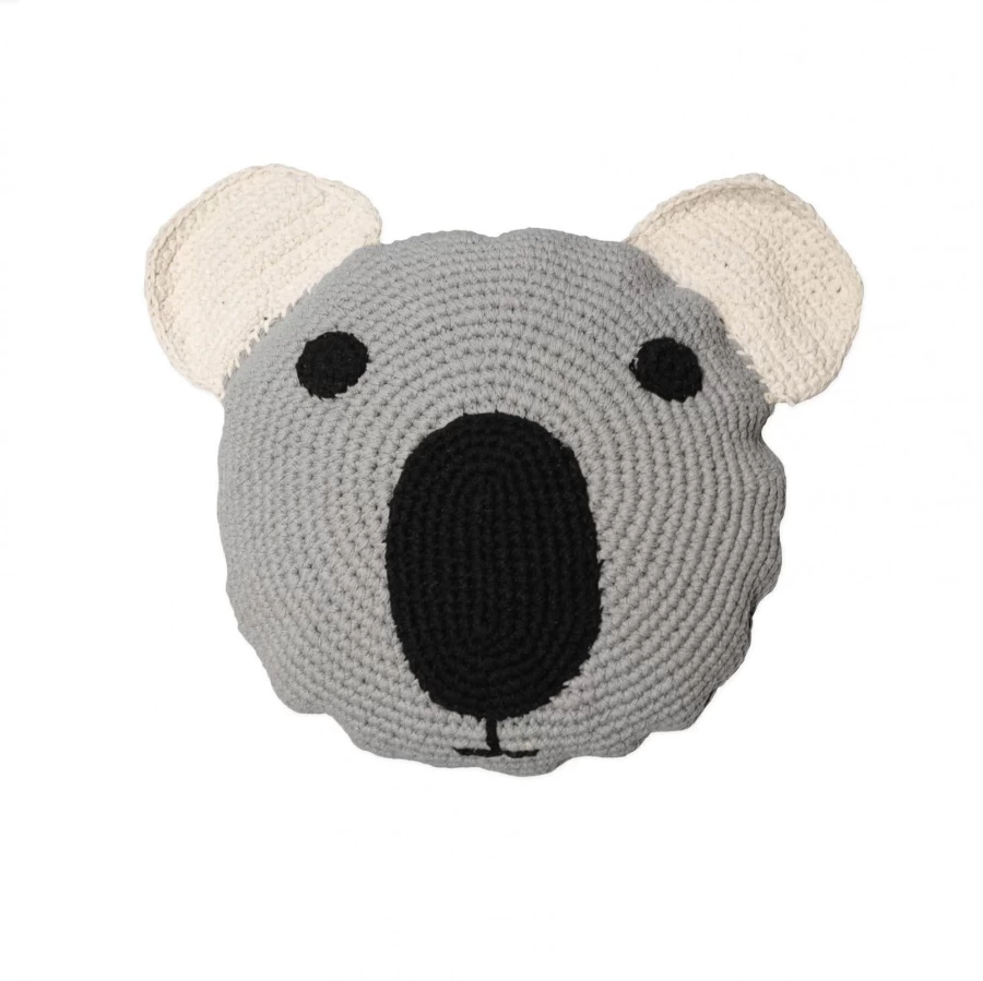 "Kids Depot Crochet Animal Cushion - 50cm Soft Plush Cocoon for Kids"