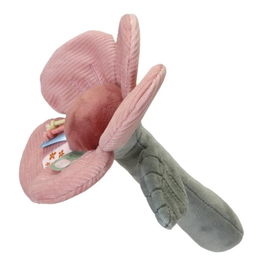 Little Dutch Rattle Flower Toy - Lily Flowers & Butterflies Design for Babies