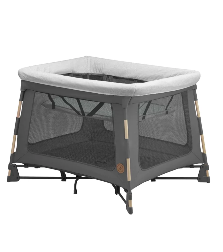 Maxi Cosi Swift 3-in-1 Travel Cot in Beyond Graphite – Portable Baby Bed & Playpen
