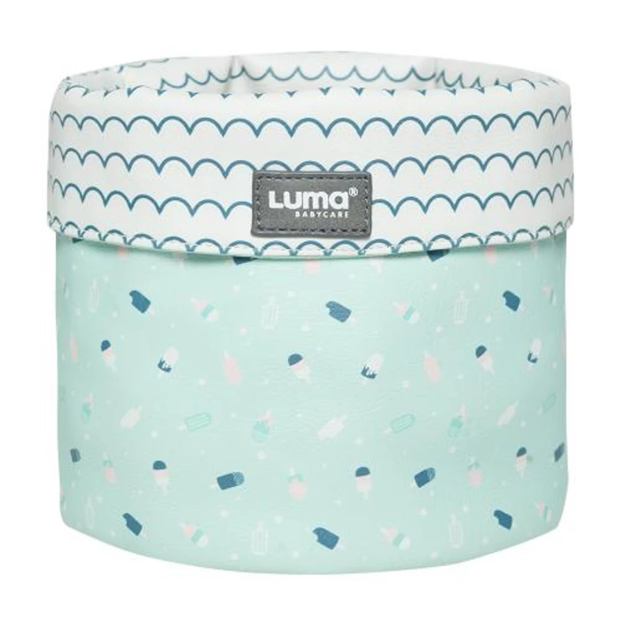 Luma Nursery Basket with Sunset Shapes Design – Stylish Baby Storage Organizer