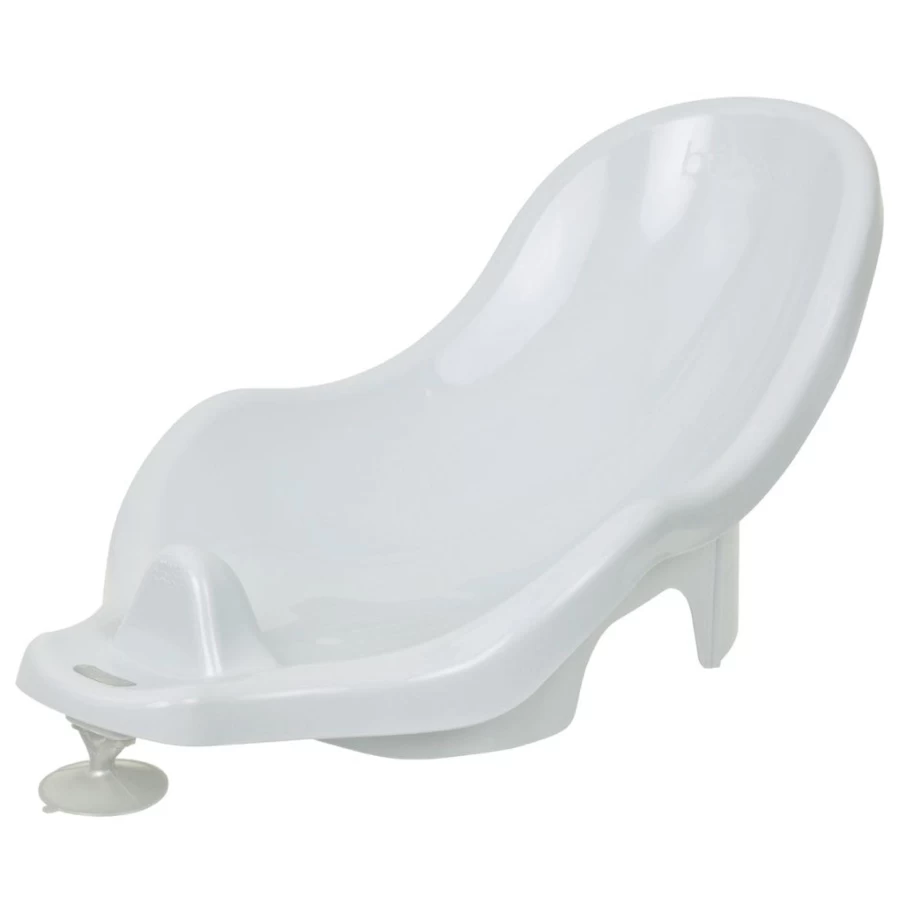 Bébéjou White Baby Bath Support for Safe and Comfortable Newborn Bathing