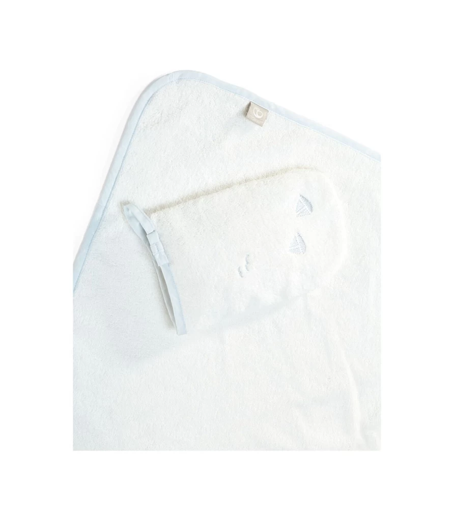 Stokke Premium Baby Hooded Towel - Soft Absorbent Bath Towel with Hood for Infants & Toddlers