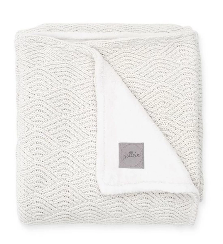 Jollein Coral Fleece Blanket 75x100cm Soft River Knit Cozy Throw for Bed Couch