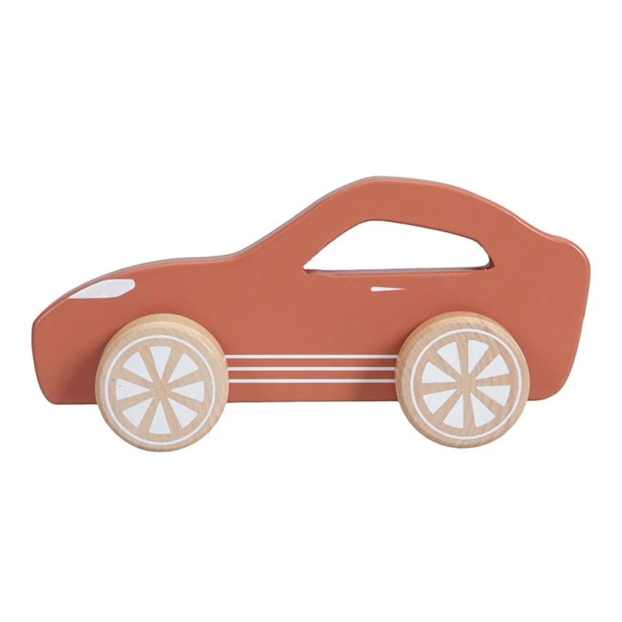 Little Dutch Wooden Toy Car - Premium Handmade Auto for Kids