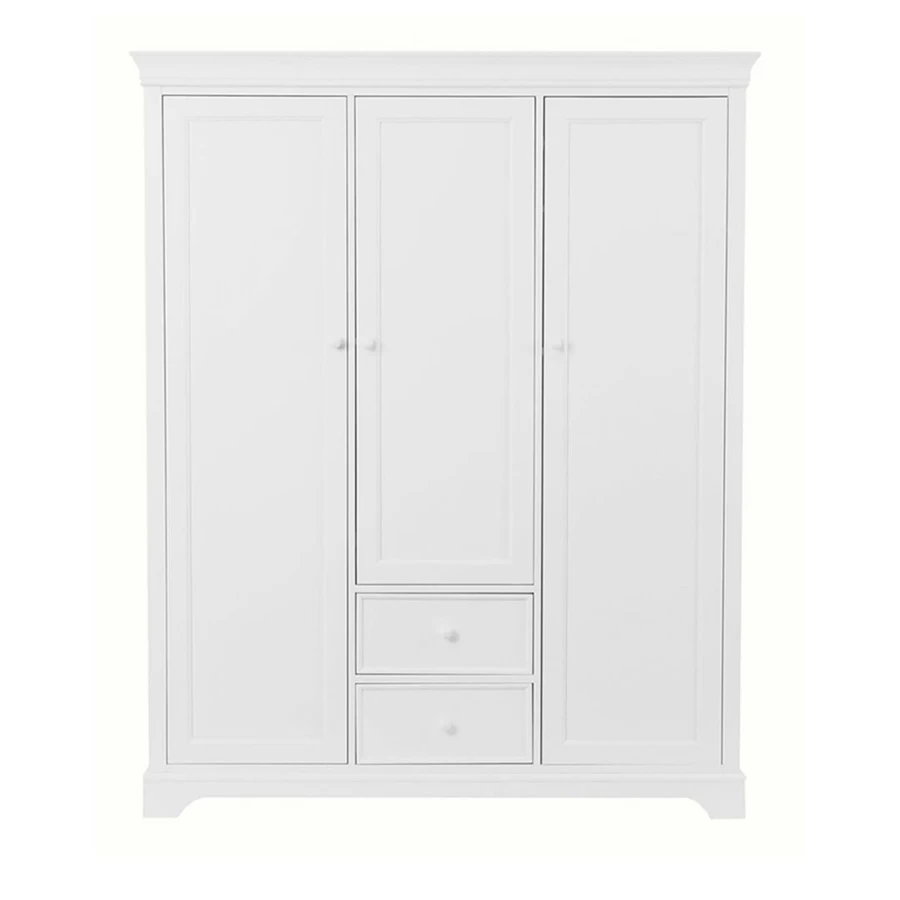Kidsmill Marseille 3-Door Wardrobe with 2 Drawers - Stylish Storage Solution for Kids' Room