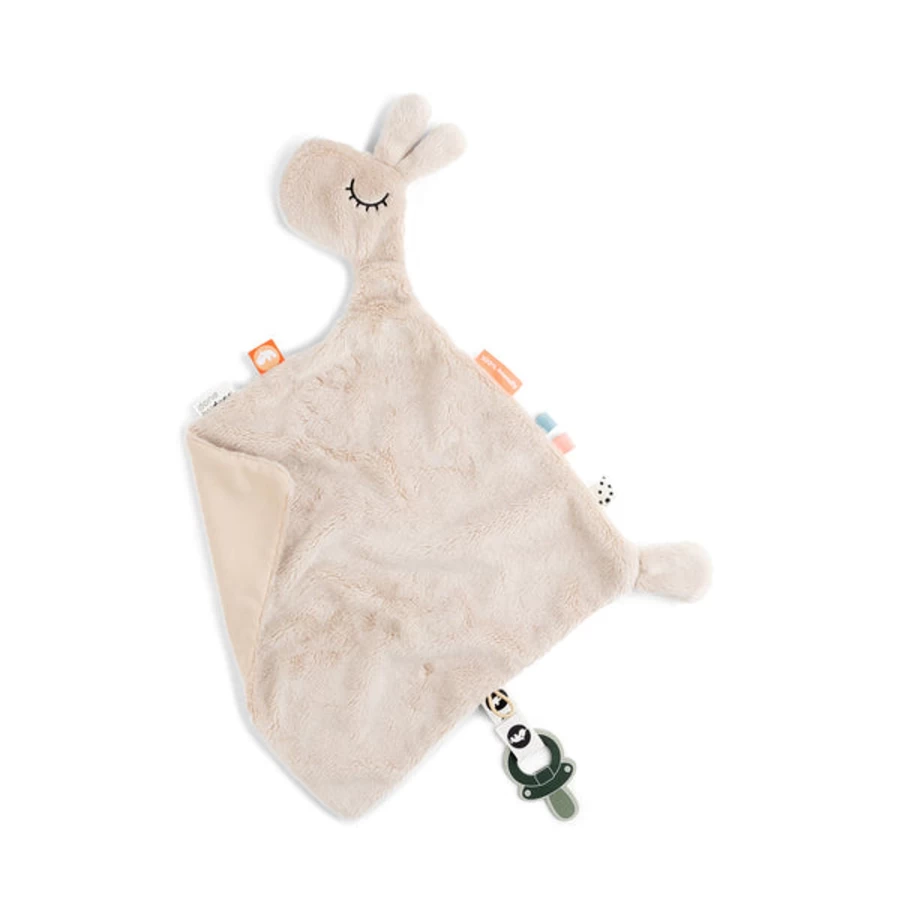 Done by Deer Lalee Comfort Blanket - Soft & Cozy Sand-Colored Baby Blanket for Ultimate Comfort