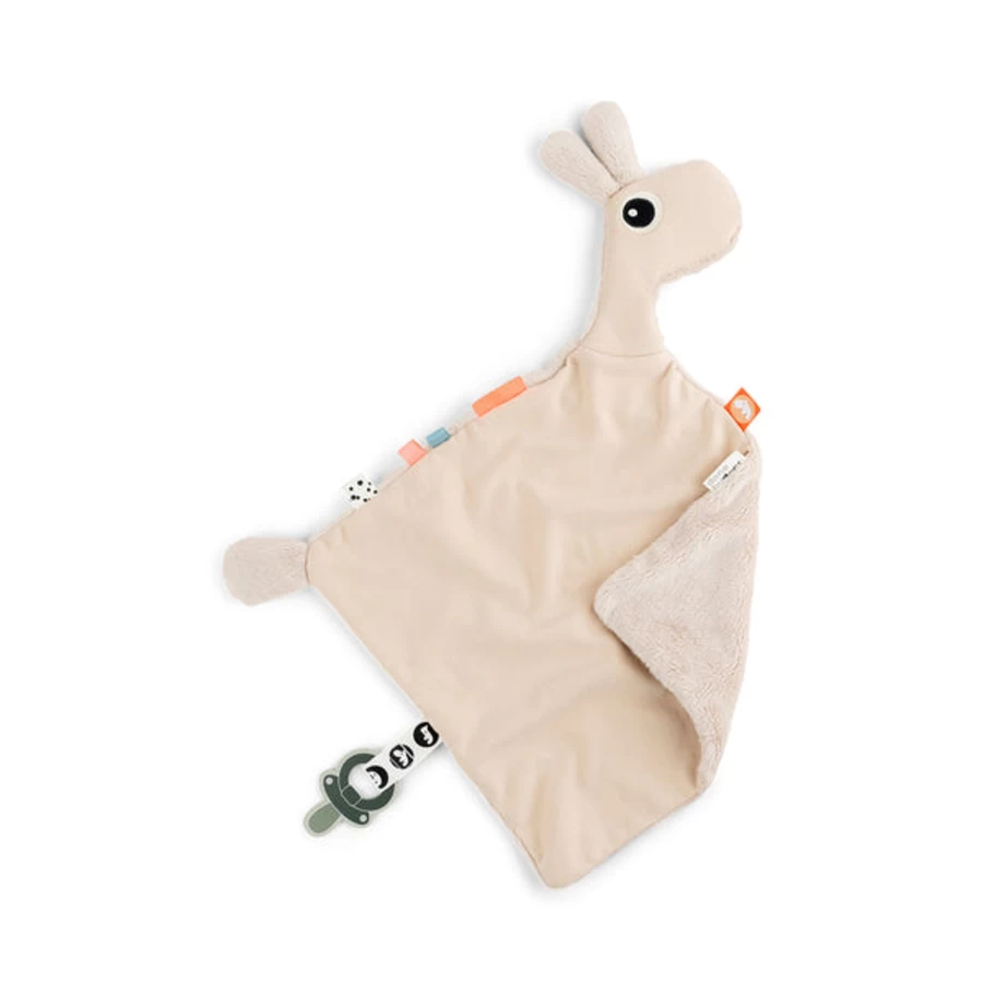 Done by Deer Lalee Comfort Blanket - Soft & Cozy Sand-Colored Baby Blanket for Ultimate Comfort