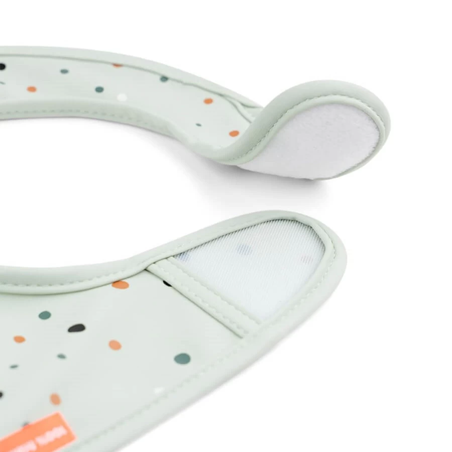 Done by Deer Baby Bib 2 Pack with Secure Velcro Closure – Soft & Adjustable Feeding Bibs for Infants