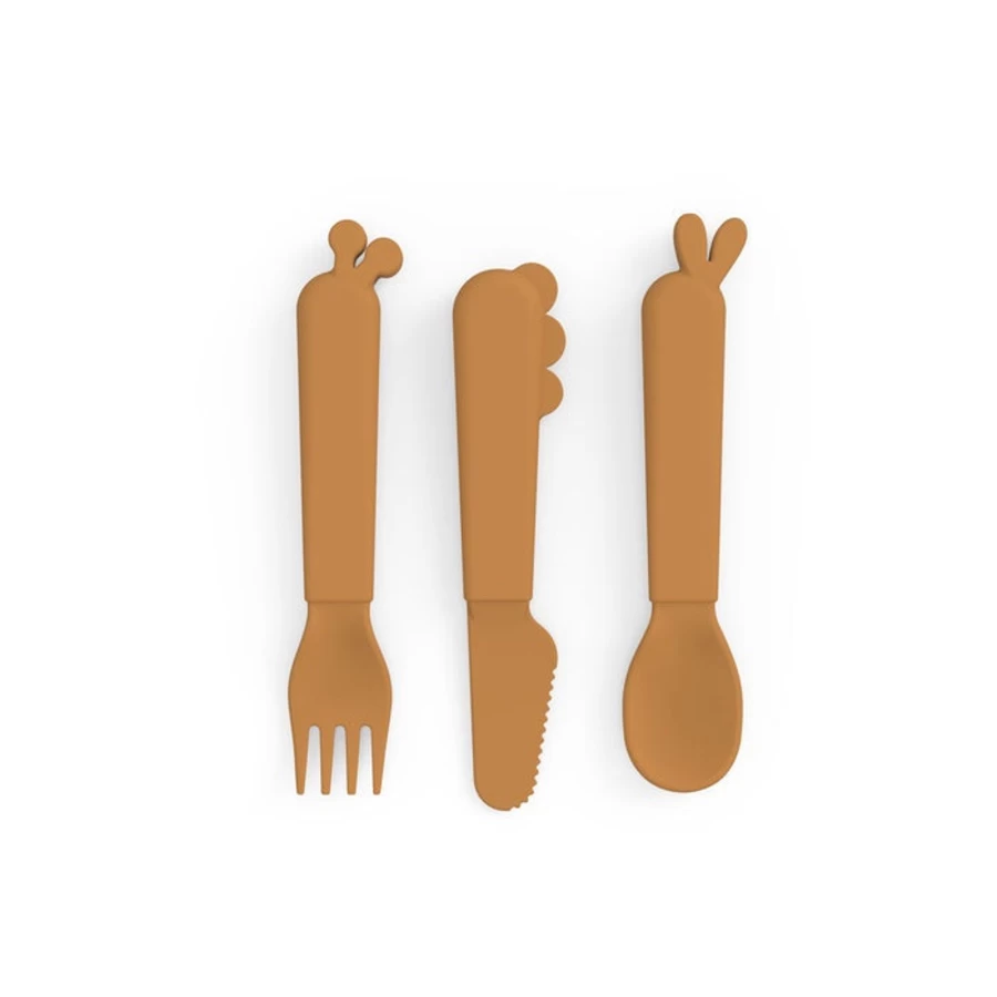 Done by Deer Kiddish Cutlery Set - Deer Friends Kids Utensils for Safe & Fun Mealtime