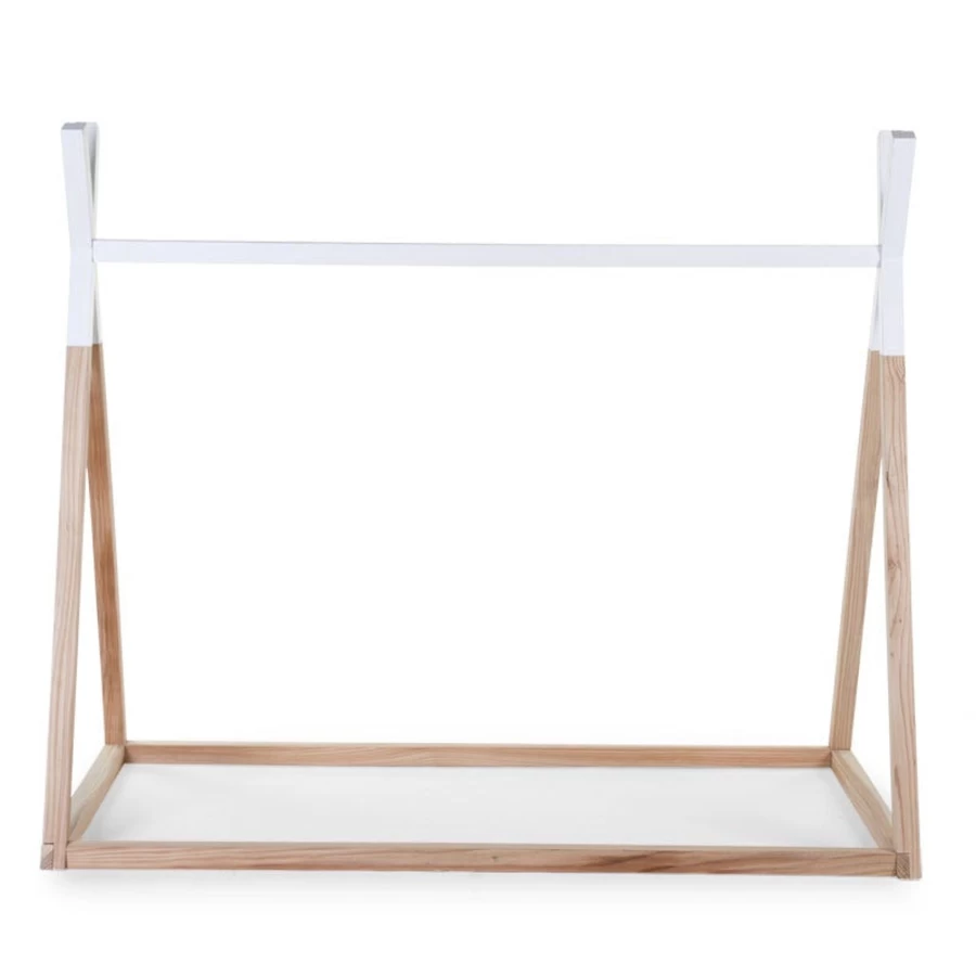 Childhome Teepee Bed Frame for Kids 140x70cm - Playful & Sturdy Wooden Tent Bed