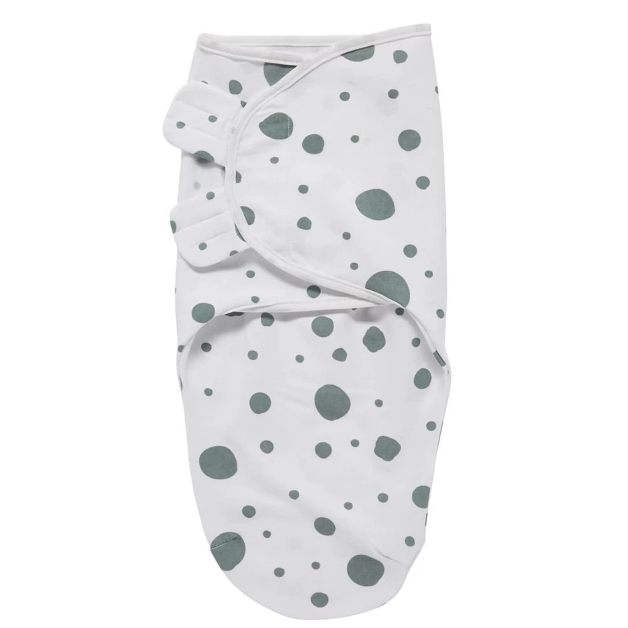 Meyco Baby Swaddle Wrap for Newborns 0-3 Months - Soft Breathable Cotton Sleep Sack for Safe & Comfortable Infant Swaddling