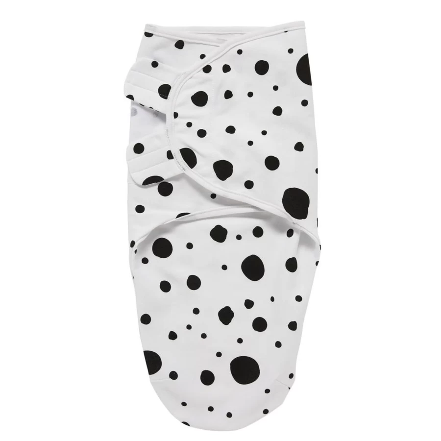 Meyco Baby Swaddle Wrap for Newborns 0-3 Months - Soft Breathable Cotton Sleep Sack for Safe & Comfortable Infant Swaddling