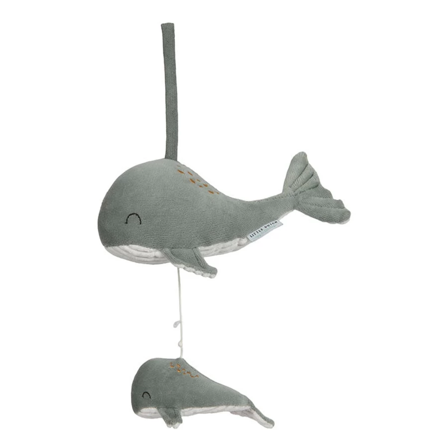 Little Dutch Whale Music Box – Handmade Wooden Musical Gift for Kids