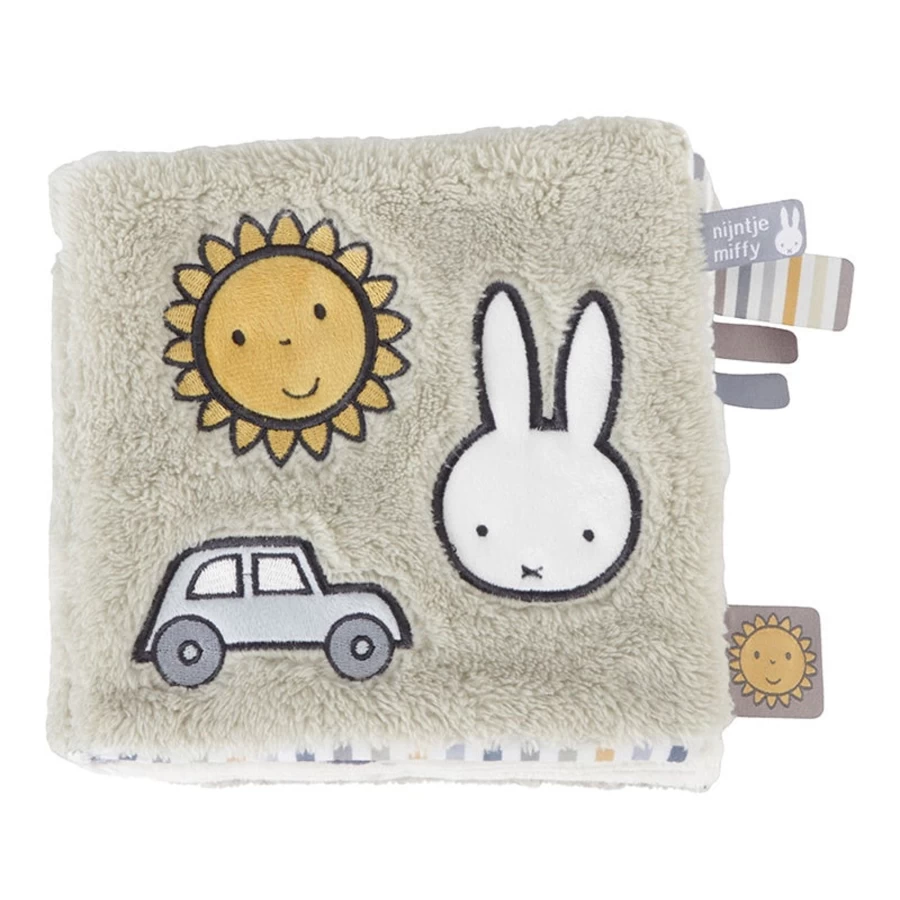 Little Dutch Miffy Fluffy Activity Book for Kids - Soft & Interactive Learning Fun