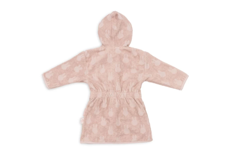 Jollein Baby Bathrobe Terry with Miffy Design for 1-2 Years - Soft Hooded Kids Robe