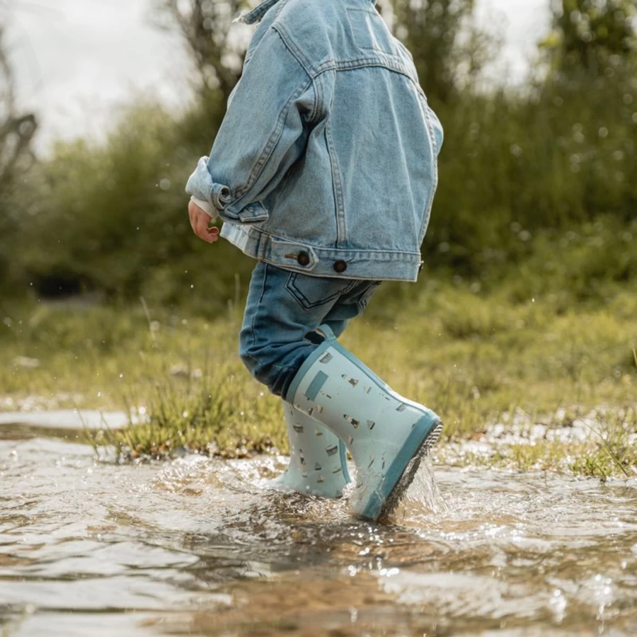 Little Dutch Children's Rain Boots 24/25 - Waterproof Kids Wellies for Boys & Girls