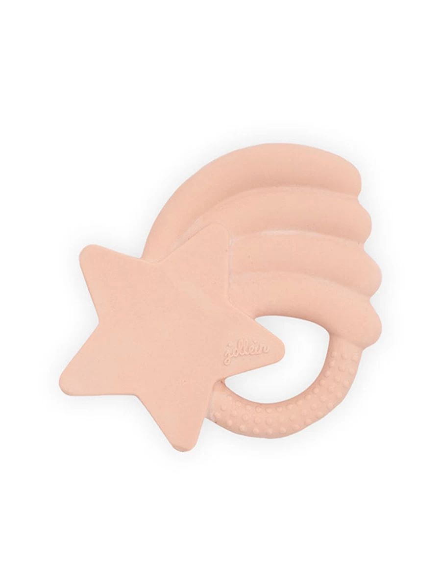 Jollein Baby Teething Toy - Safe & Soft Silicone Teether for Soothing Sore Gums - BPA-Free Infant Chewing Toy for Newborns & Toddlers