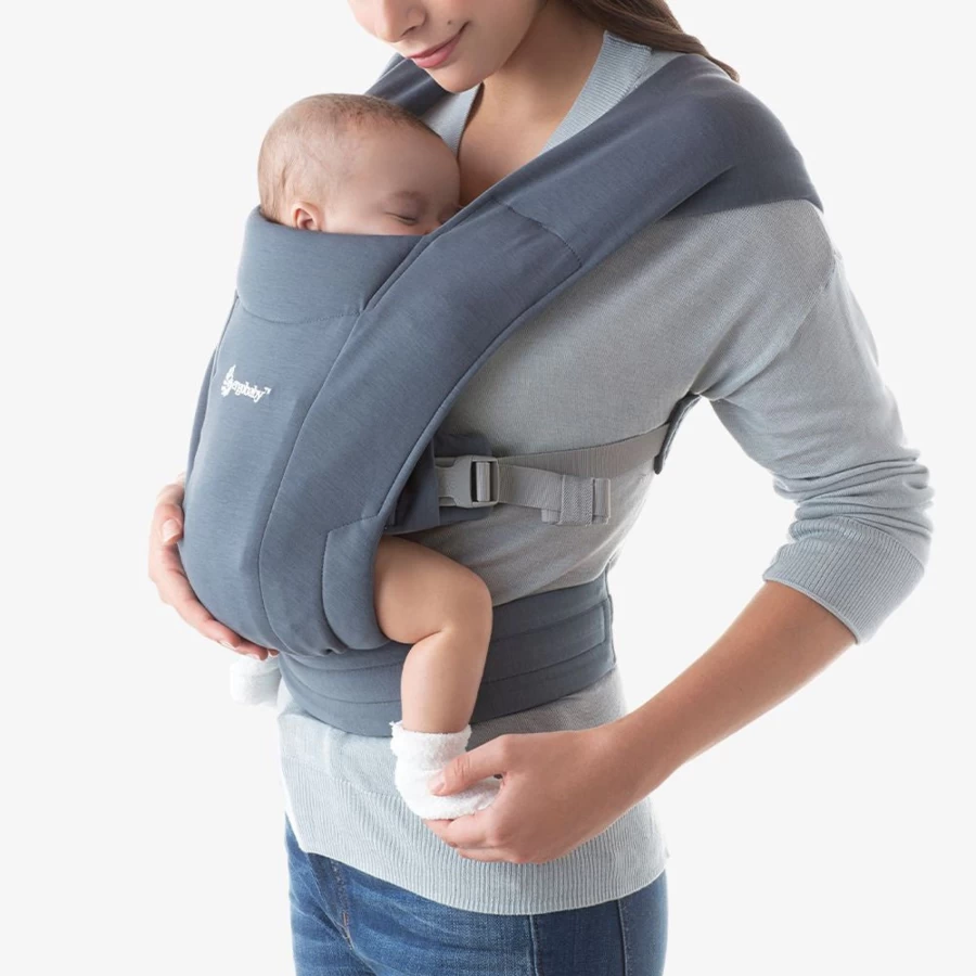 ErgoBaby Embrace Comfortable & Adjustable Baby Carrier for Hands-Free Infant Care