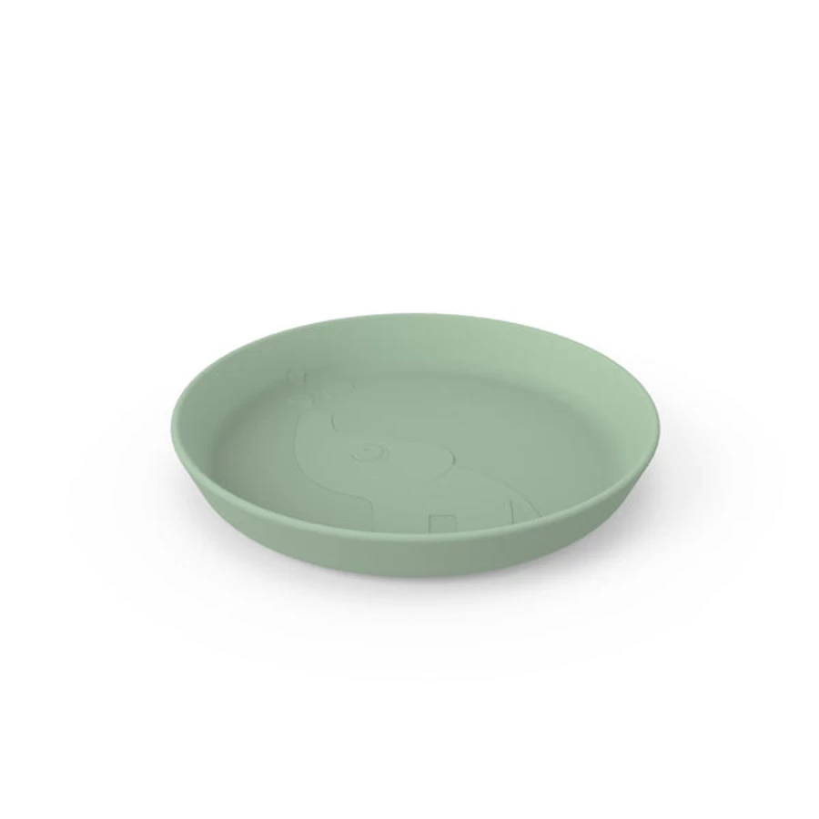 Done by Deer Kiddish Plate - Durable & Stylic Melamine Plate for Kids, Fun & Safe Toddler Dinnerware