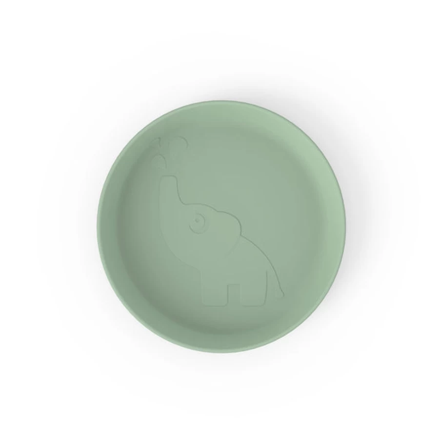 Done by Deer Kiddish Plate - Durable & Stylic Melamine Plate for Kids, Fun & Safe Toddler Dinnerware