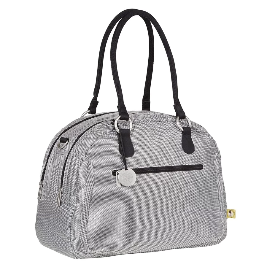 Lässig Silver Bowler Bag - Stylish & Functional Women's Handbag for Everyday Use