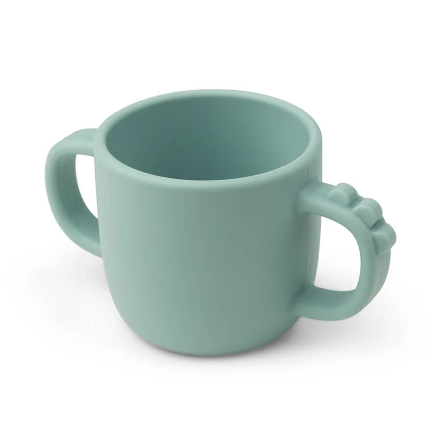 Done by Deer Peekaboo Crocodile Print 2-Handle Baby Cup