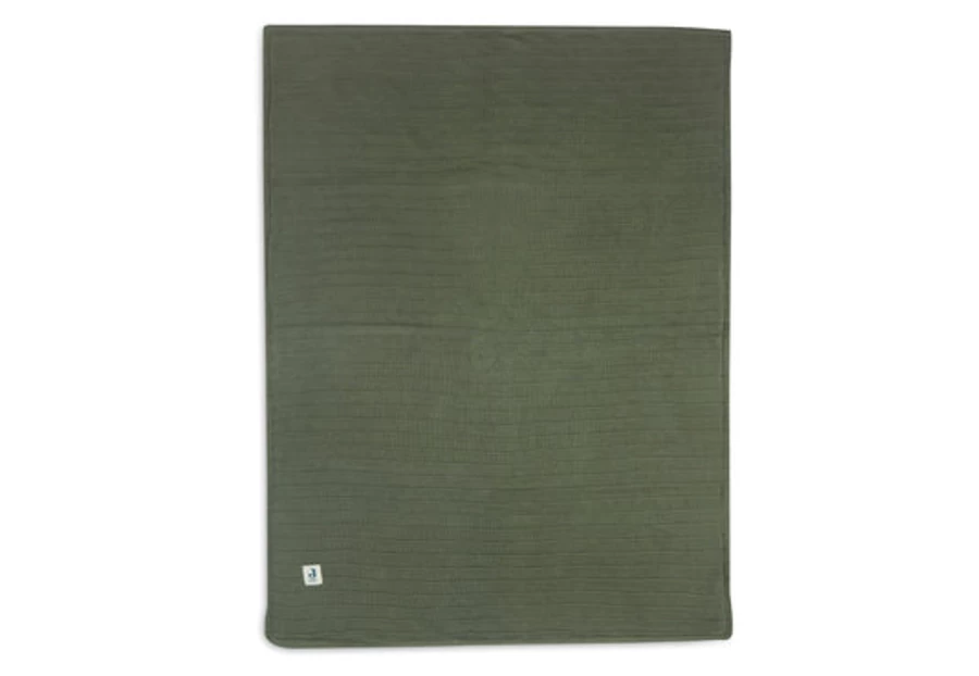 Jollein Knit Velvet Blanket 100x150 cm - Soft Pure Luxury Throw for Bed & Couch