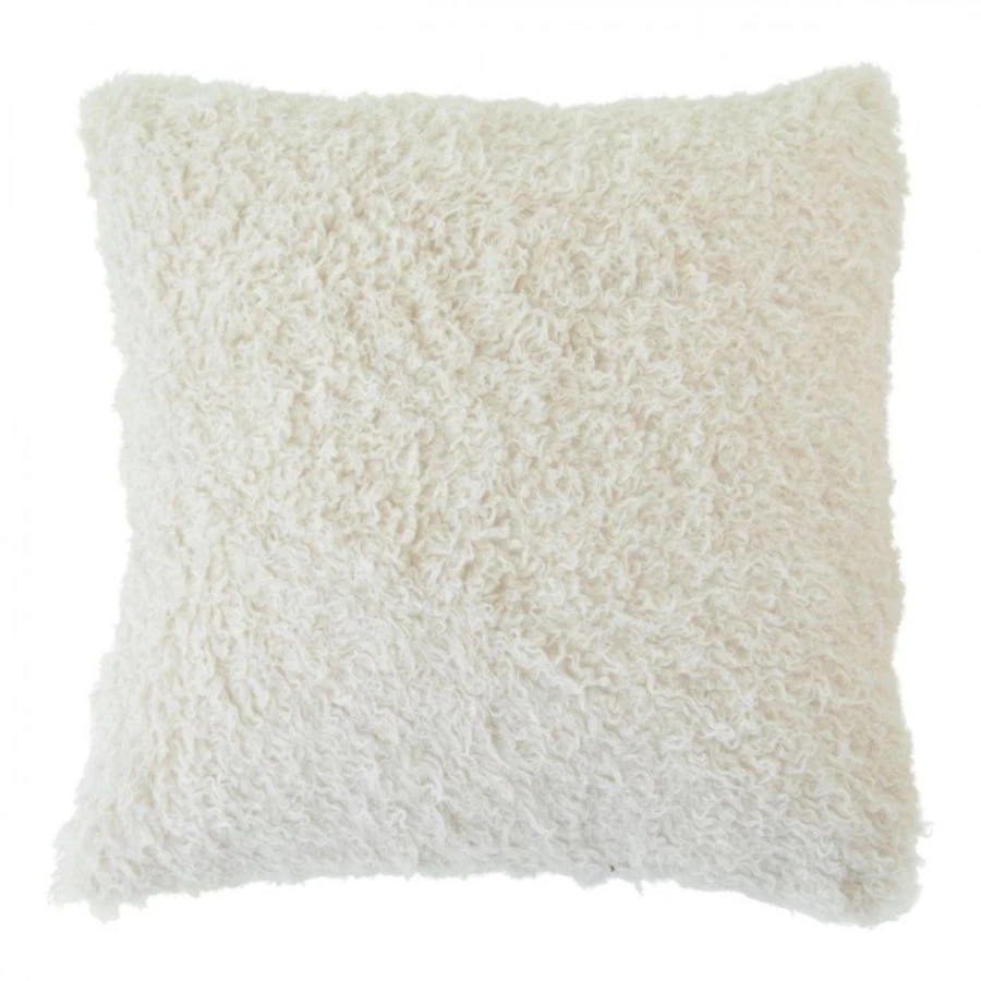 G'Round Plush Cushion Cover 45x45cm - Soft Flake Fur Pillow Case for Cozy Home Decor