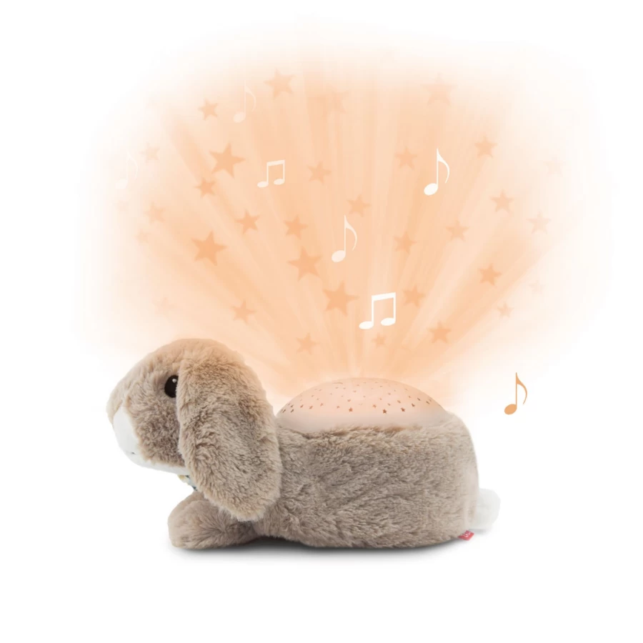 Zazu Ruby The Rabbit Star Projector Night Light for Kids Nursery