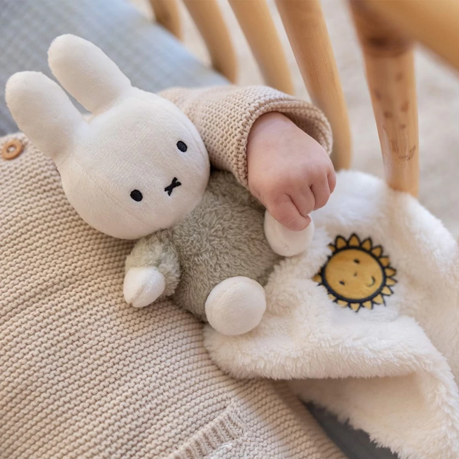 Little Dutch Miffy Soft Fluffy Cuddle Cloth - Plush Baby Blanket