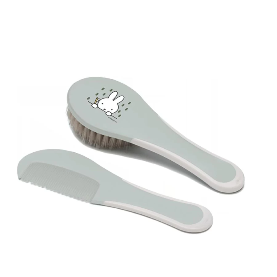 Bébéjou Baby Hair Brush and Comb Set for Gentle Detangling and Styling