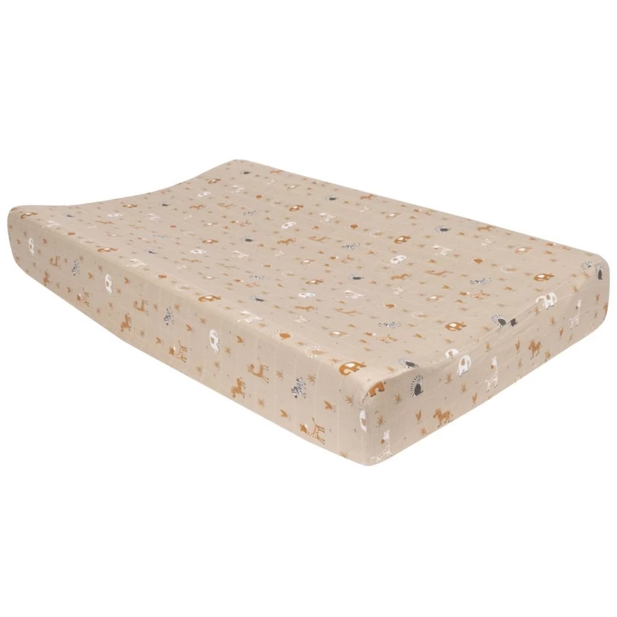 Bébéjou Muslin Changing Mat Cover - Soft, Breathable Baby Changing Pad Protector