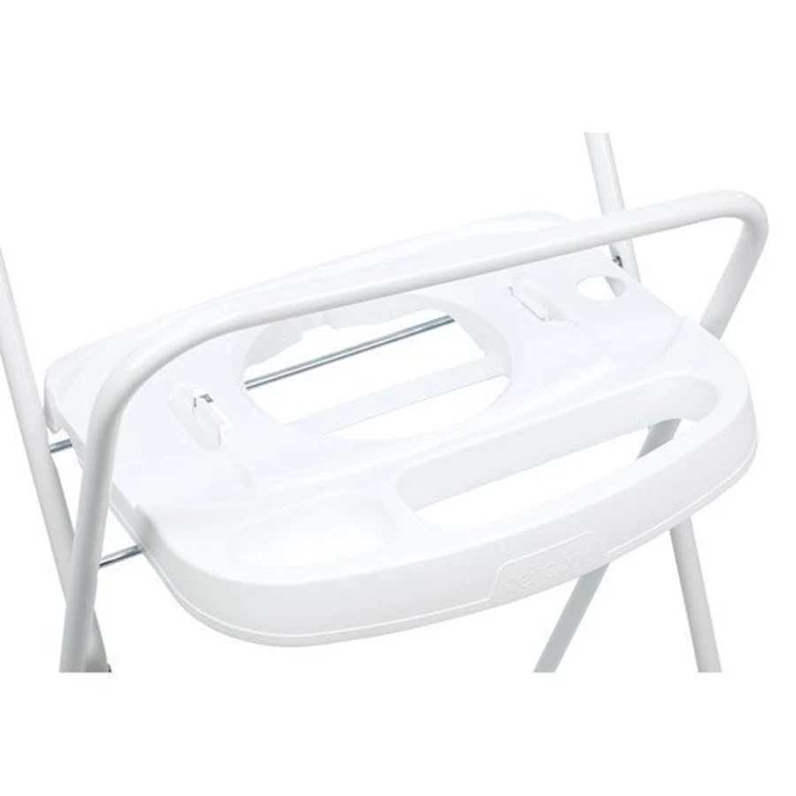 Bébéjou White Bath Stand Click - 103cm Height Adjustable Baby Bath Support