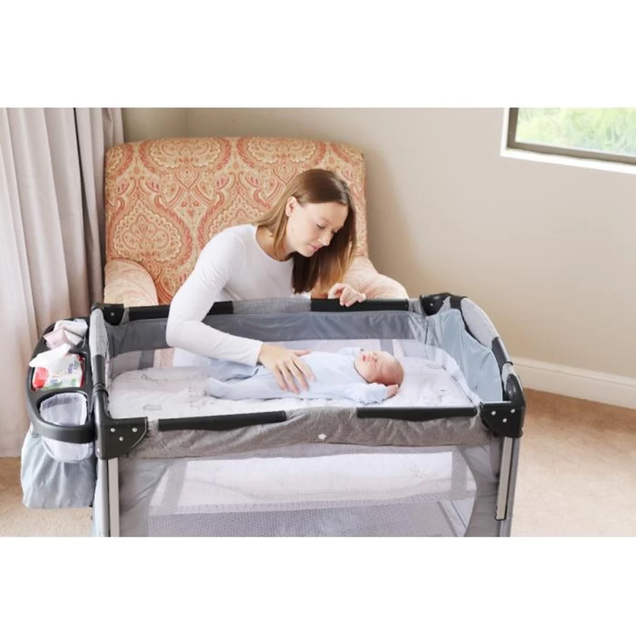 Snuggletime Waterproof Fitted Sheet for Camp Cot - Large 72 x 104cm, Durable & Comfortable