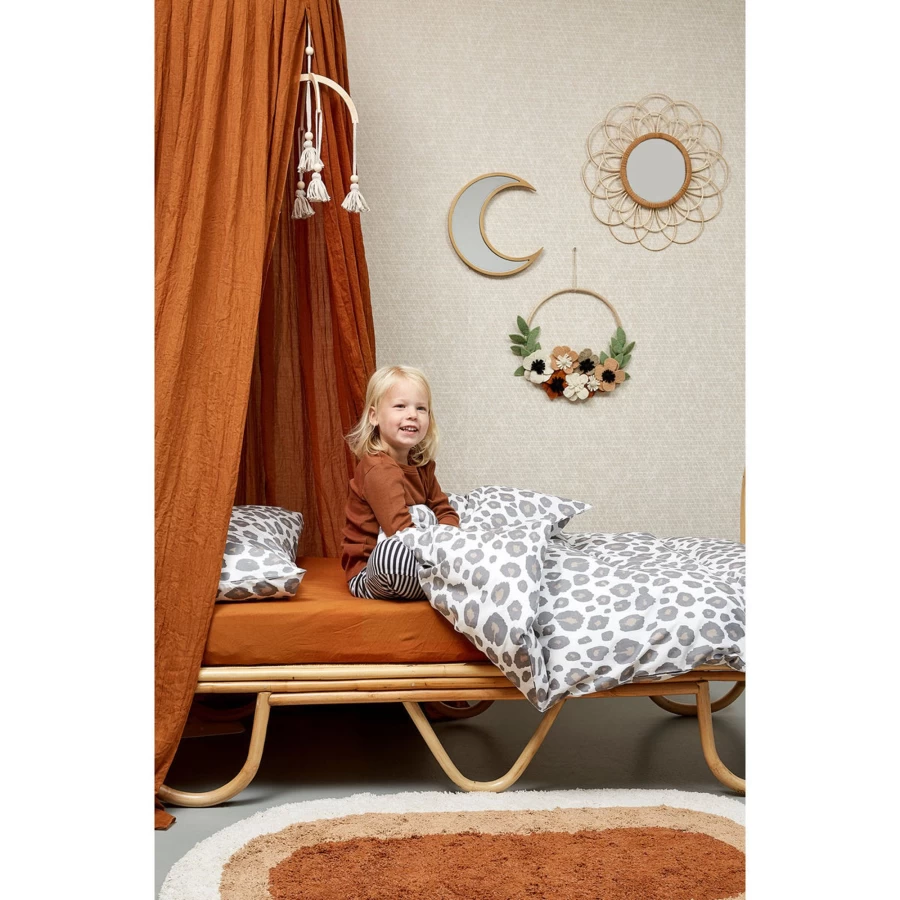 Meyco Luxury Panther Print Duvet Cover Set - King Size, Soft Bedding Set with Pillowcases