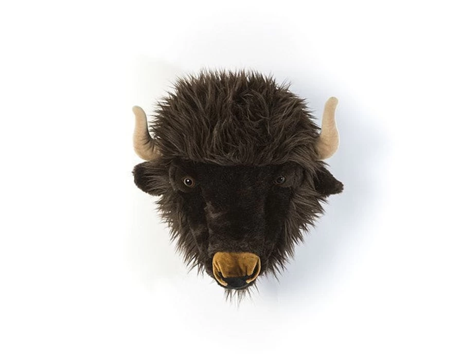 "Wild & Soft Wall Trophy Buffalo Alex - Premium Rustic Home Decor"