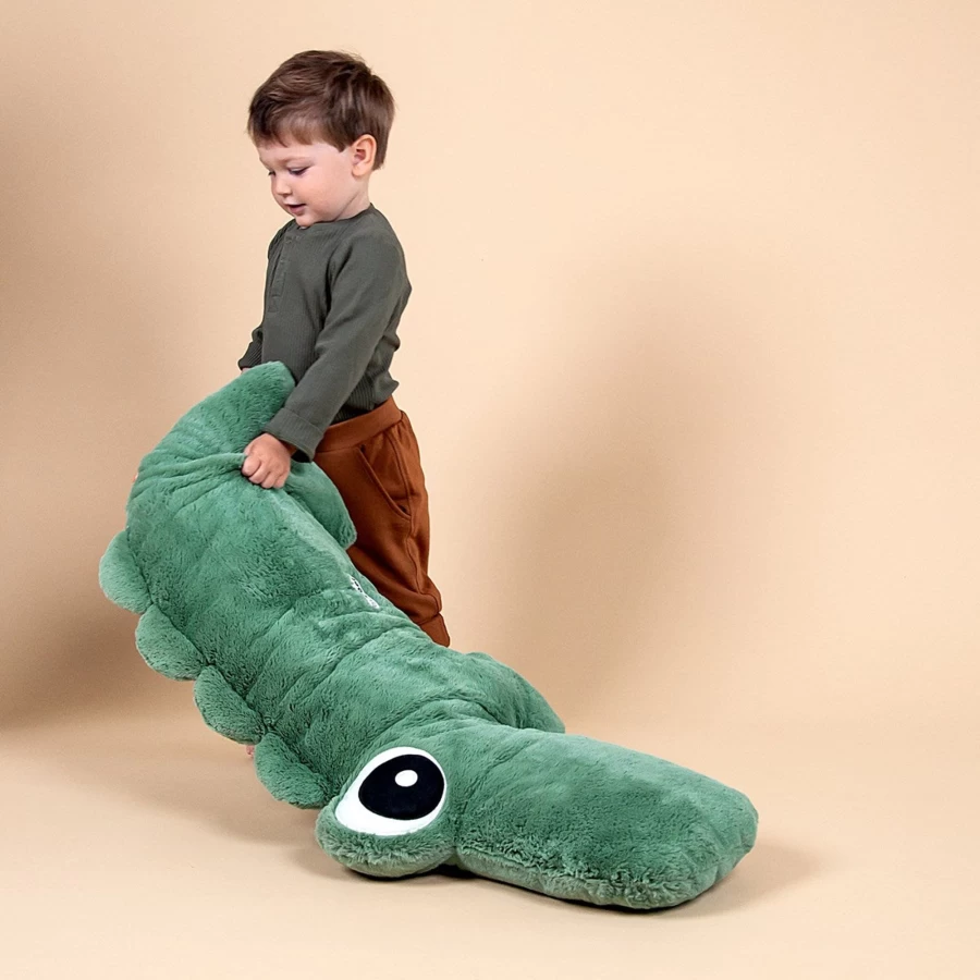 Done by Deer Big 1 Croco Meter Plush Cuddle Friend - Soft Stuffed Animal Toy for Kids