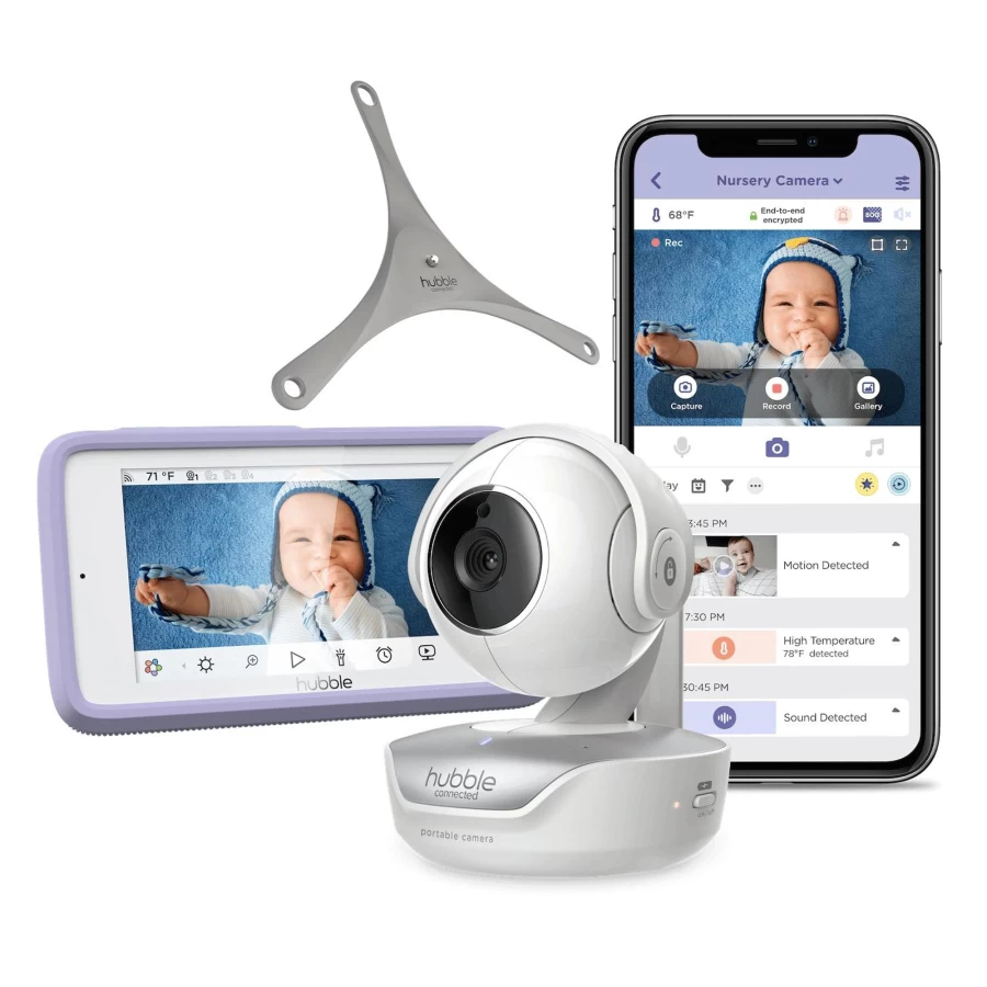 Hubble Connect Nursery Pal Deluxe Baby Monitor with HD Camera & Smart Features