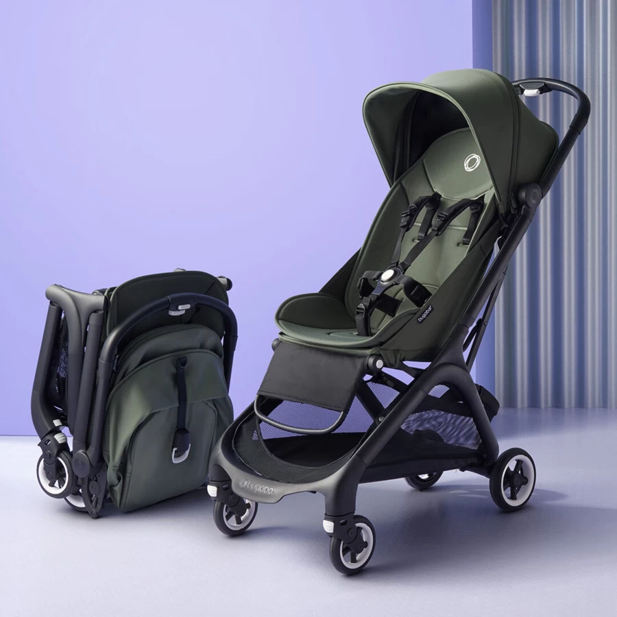 Bugaboo Butterfly Complete Lightweight Travel Stroller - Compact Fold, Easy Carry, Premium Baby Stroller for On-the-Go Families