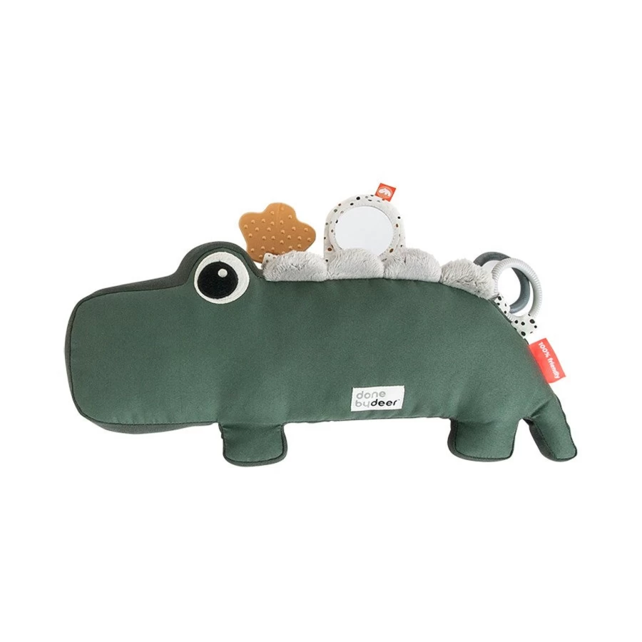 Done by Deer Croco Tummy Time Activity Toy for Babies – Interactive Playmat & Developmental Gift